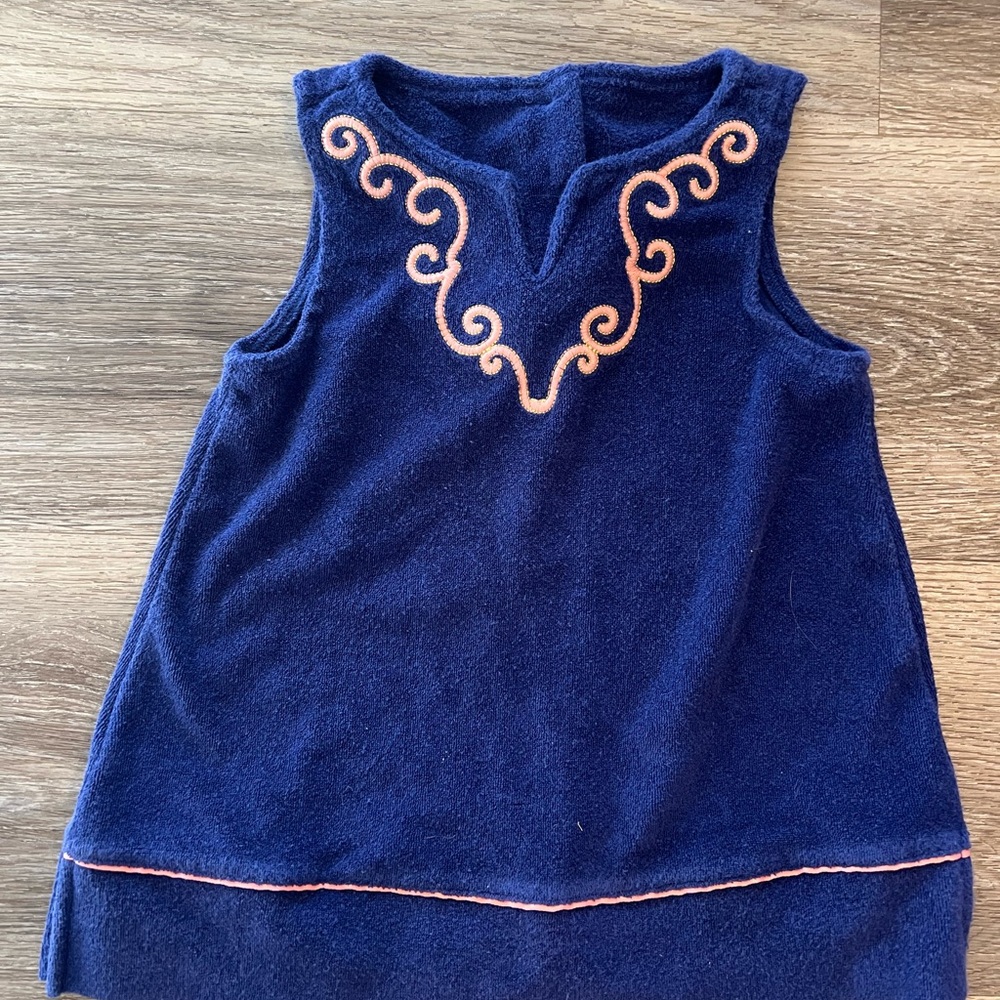 Janie and Jack Girls Terry Swim Coverup size 12-18 months